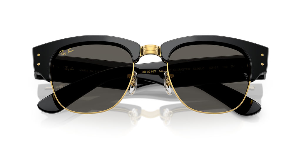Ray-Ban RB0316S Mega Clubmaster Blacked Out Collection