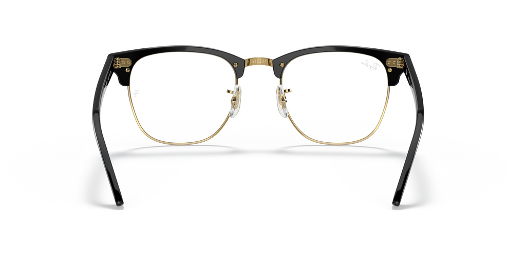 Ray-Ban RB3016 Clubmaster Blue-Violet Light Clear