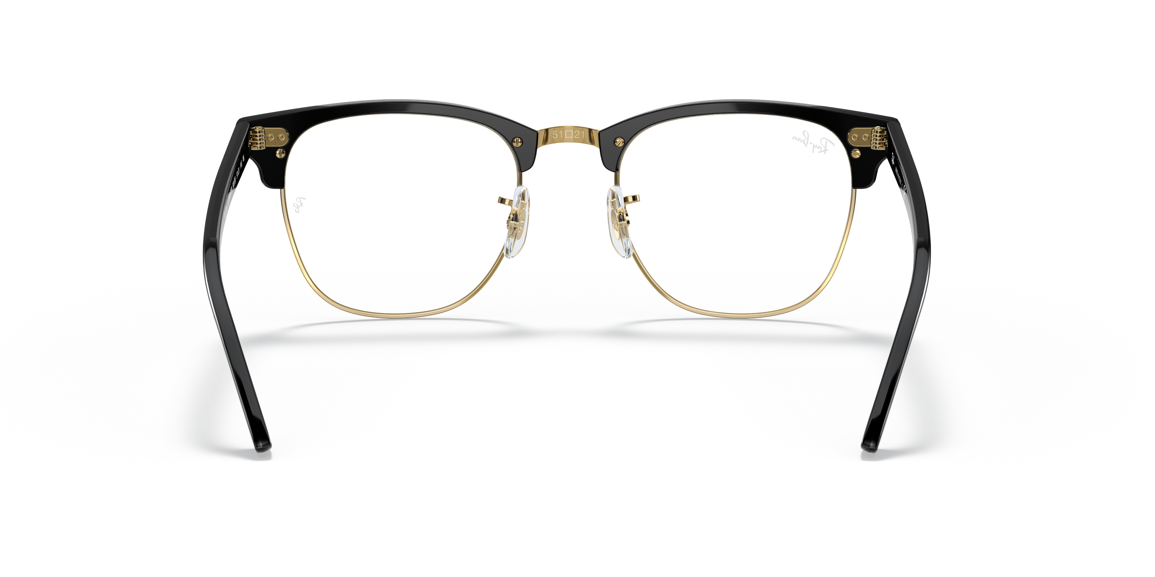 Ray-Ban RB3016 Clubmaster Blue-Violet Light Clear