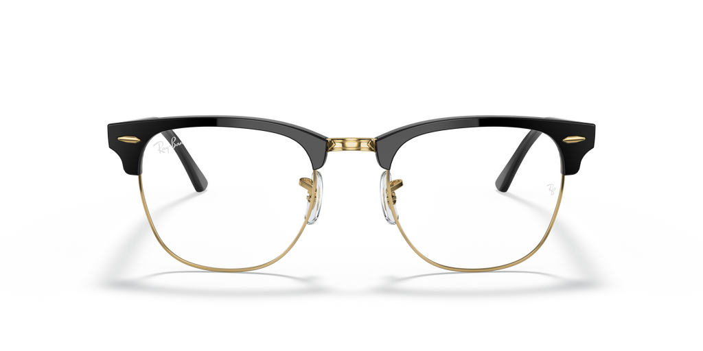 Ray-Ban RB3016 Clubmaster Blue-Violet Light Clear