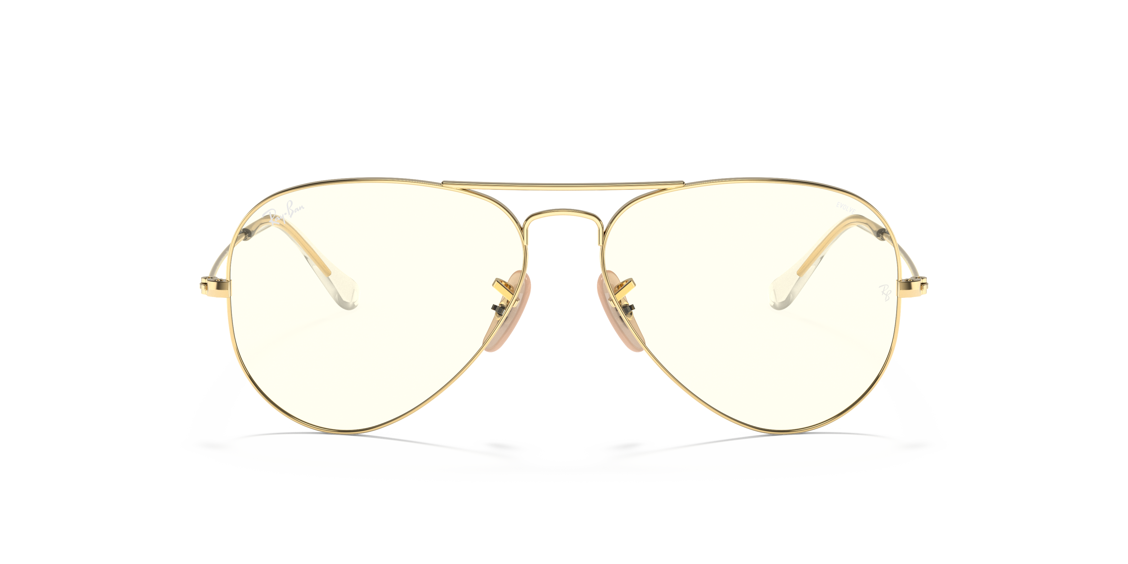 Ray-Ban RB3025 Aviator Clear Evolve