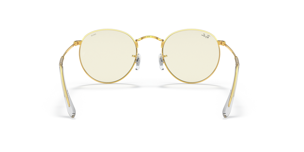 Ray-Ban RB3447 Round Blue-Violet Light Clear Evolve