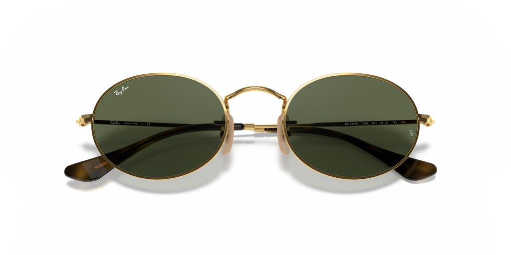 Ray-Ban RB3547N Oval Flat Lenses