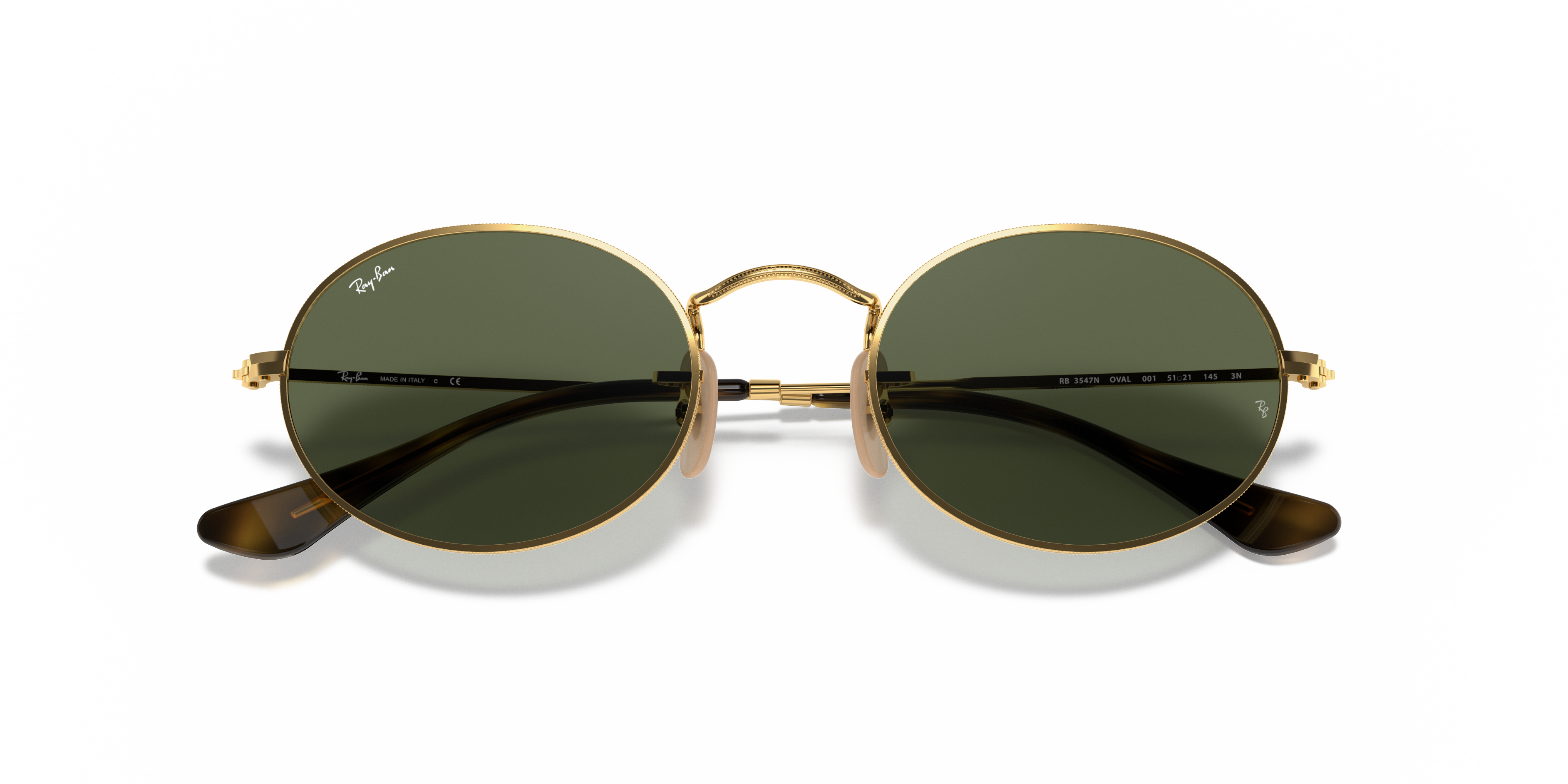 Ray-Ban RB3547N Oval Flat Lenses