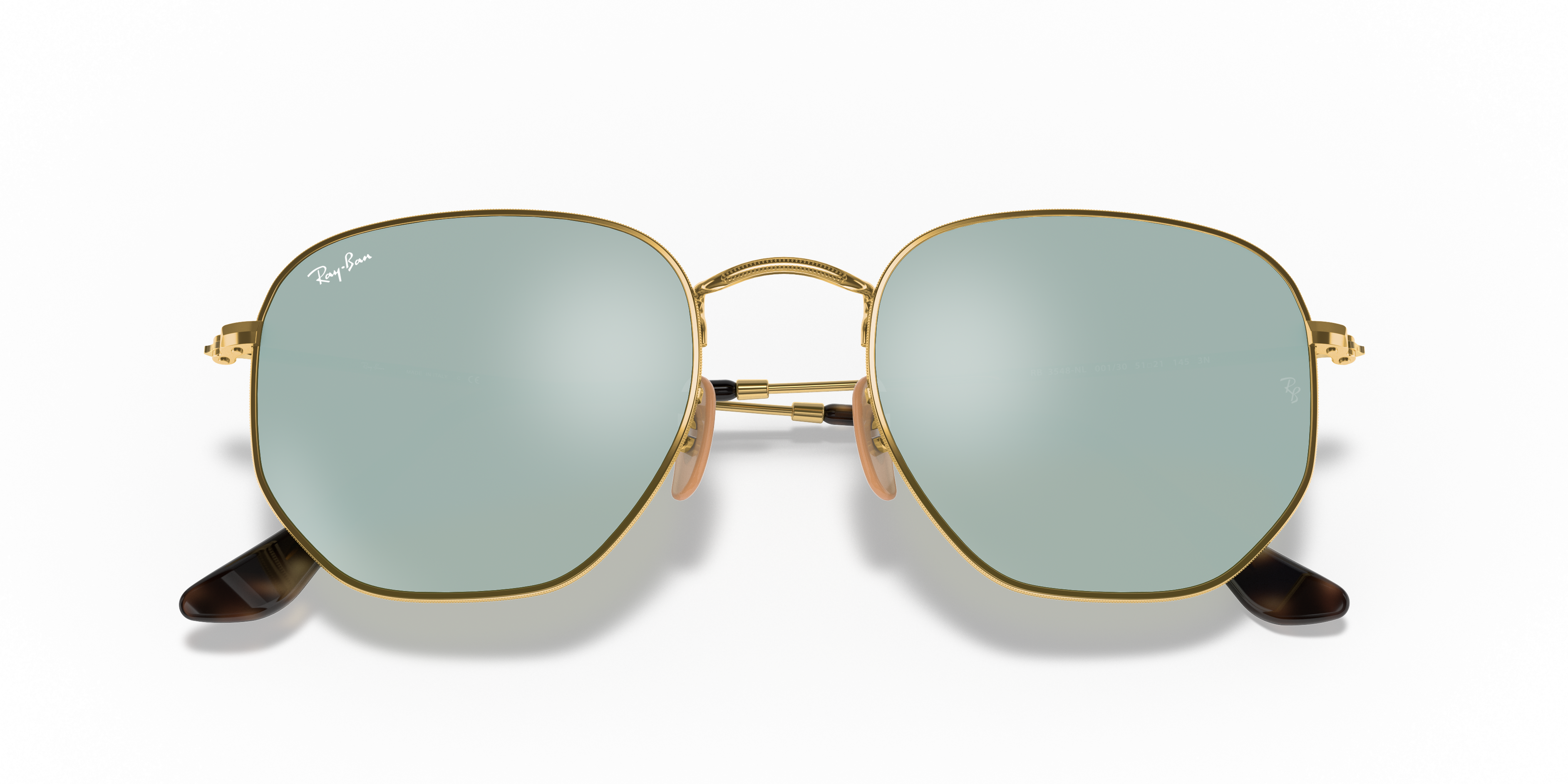 Ray-Ban RB3548N Hexagonal Flat Lenses
