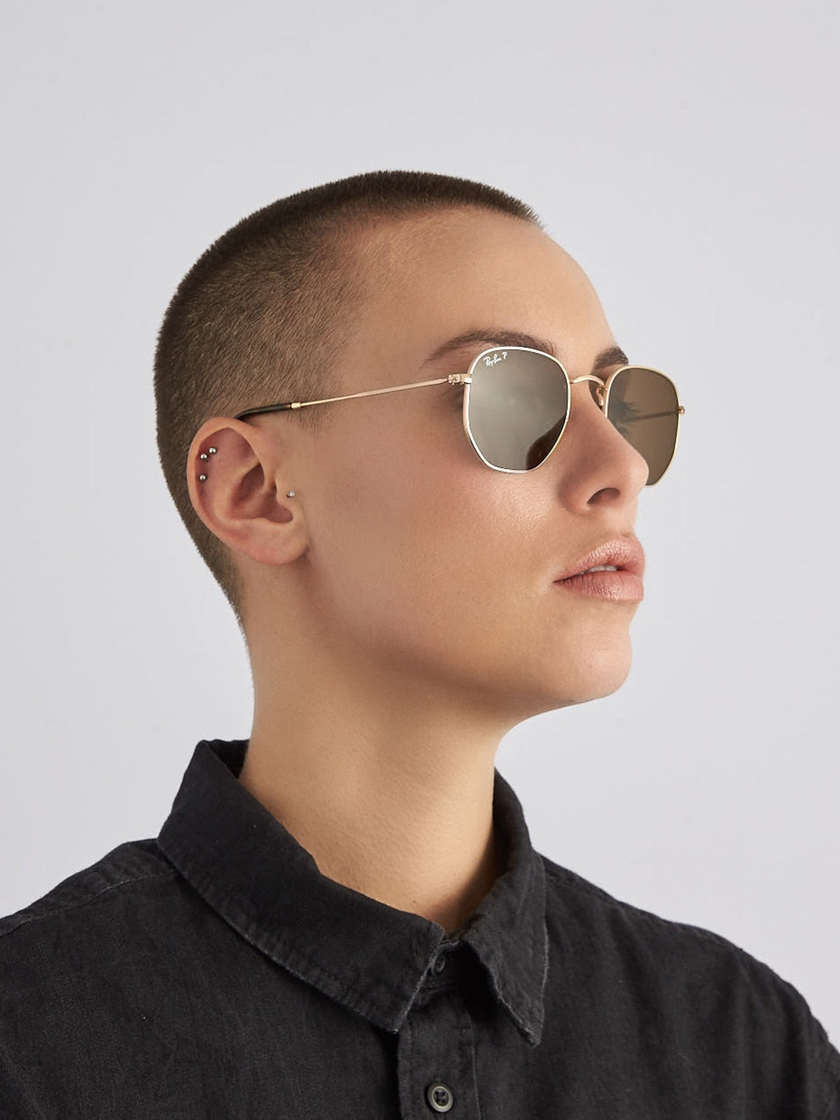 Ray-Ban RB3548N Hexagonal Flat Lenses
