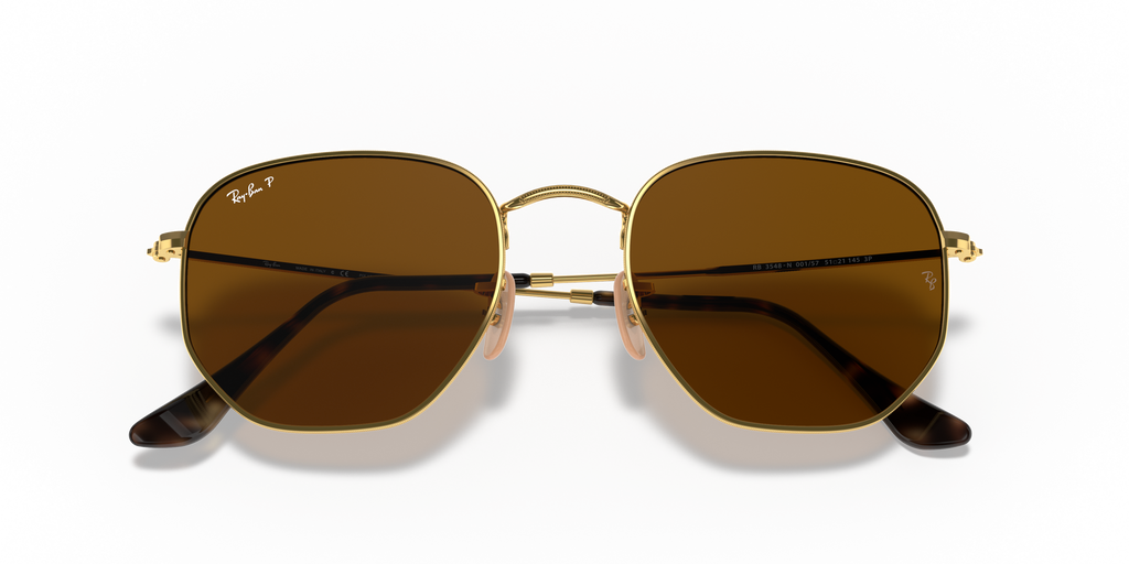 Ray-Ban RB3548N Hexagonal Flat Lenses