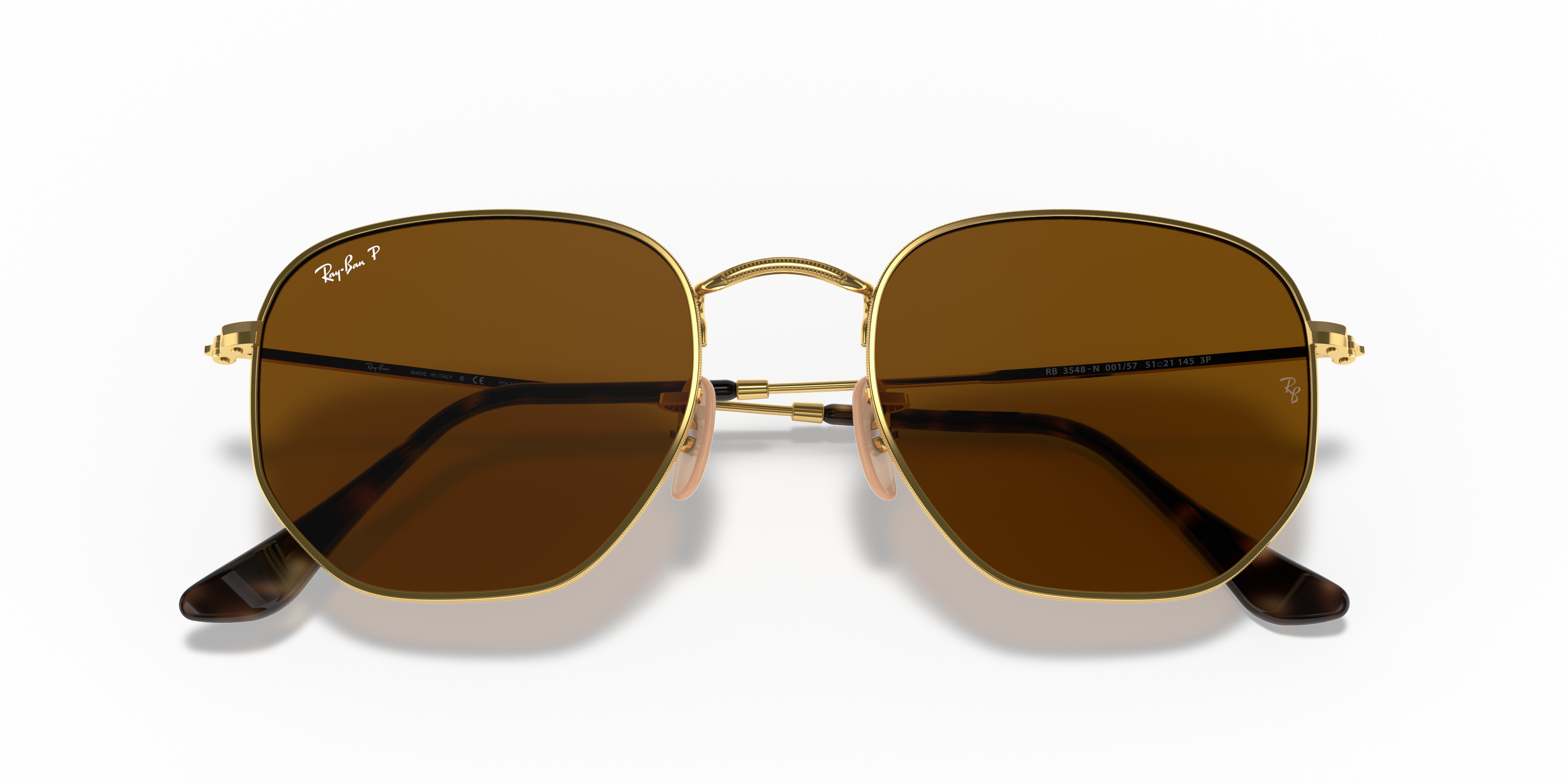 Ray-Ban RB3548N Hexagonal Flat Lenses