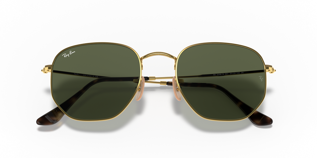 Ray-Ban RB3548N Hexagonal Flat Lenses
