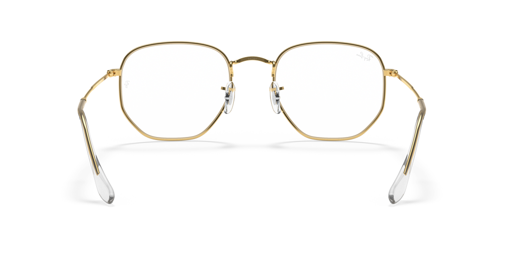 Ray-Ban RB3548 Hexagonal Blue-Violet Light Clear