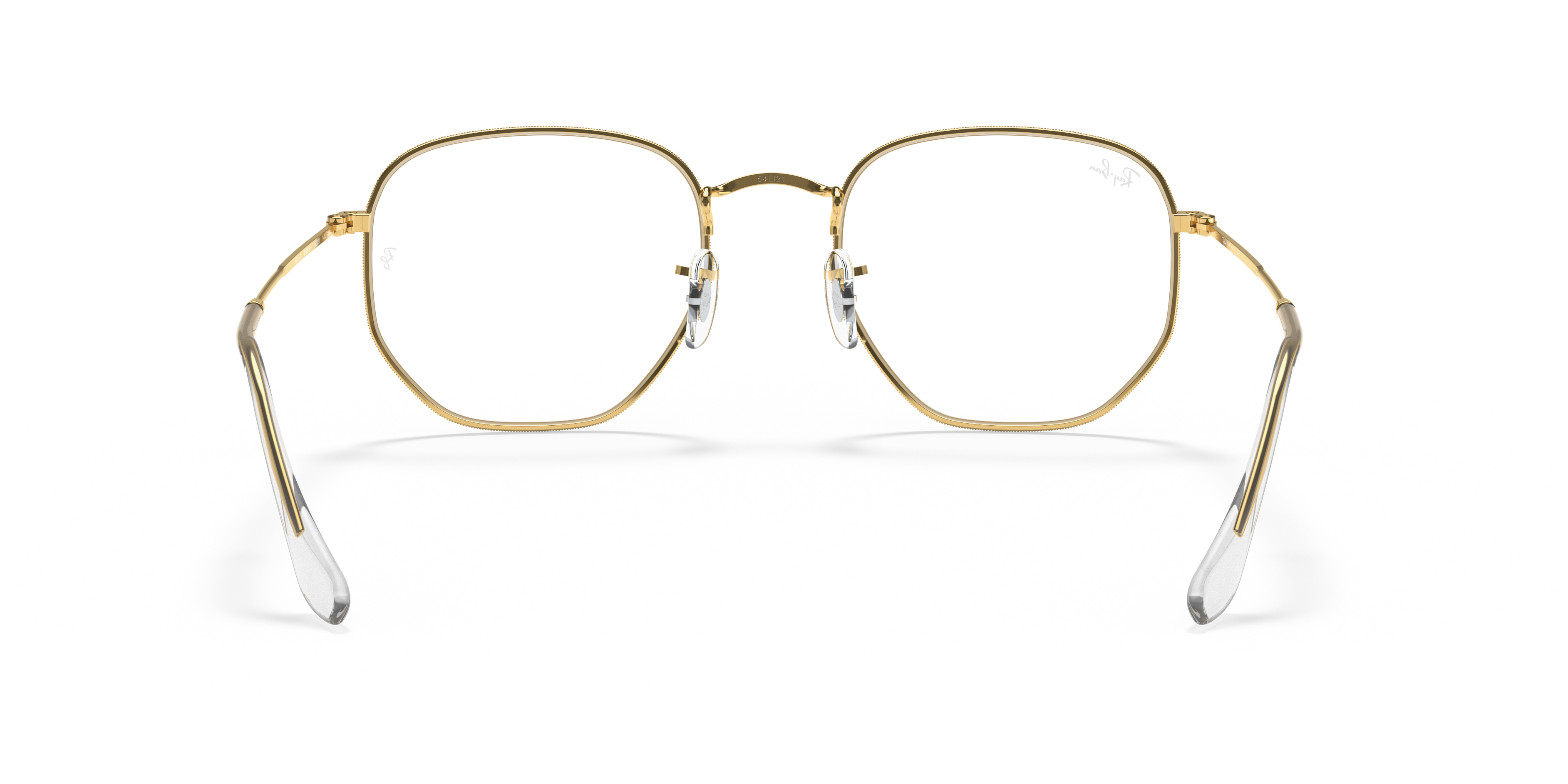 Ray-Ban RB3548 Hexagonal Blue-Violet Light Clear