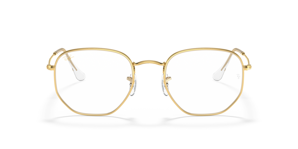 Ray-Ban RB3548 Hexagonal Blue-Violet Light Clear