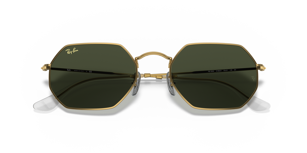 Ray-Ban RB3556 Octagonal Legend Gold