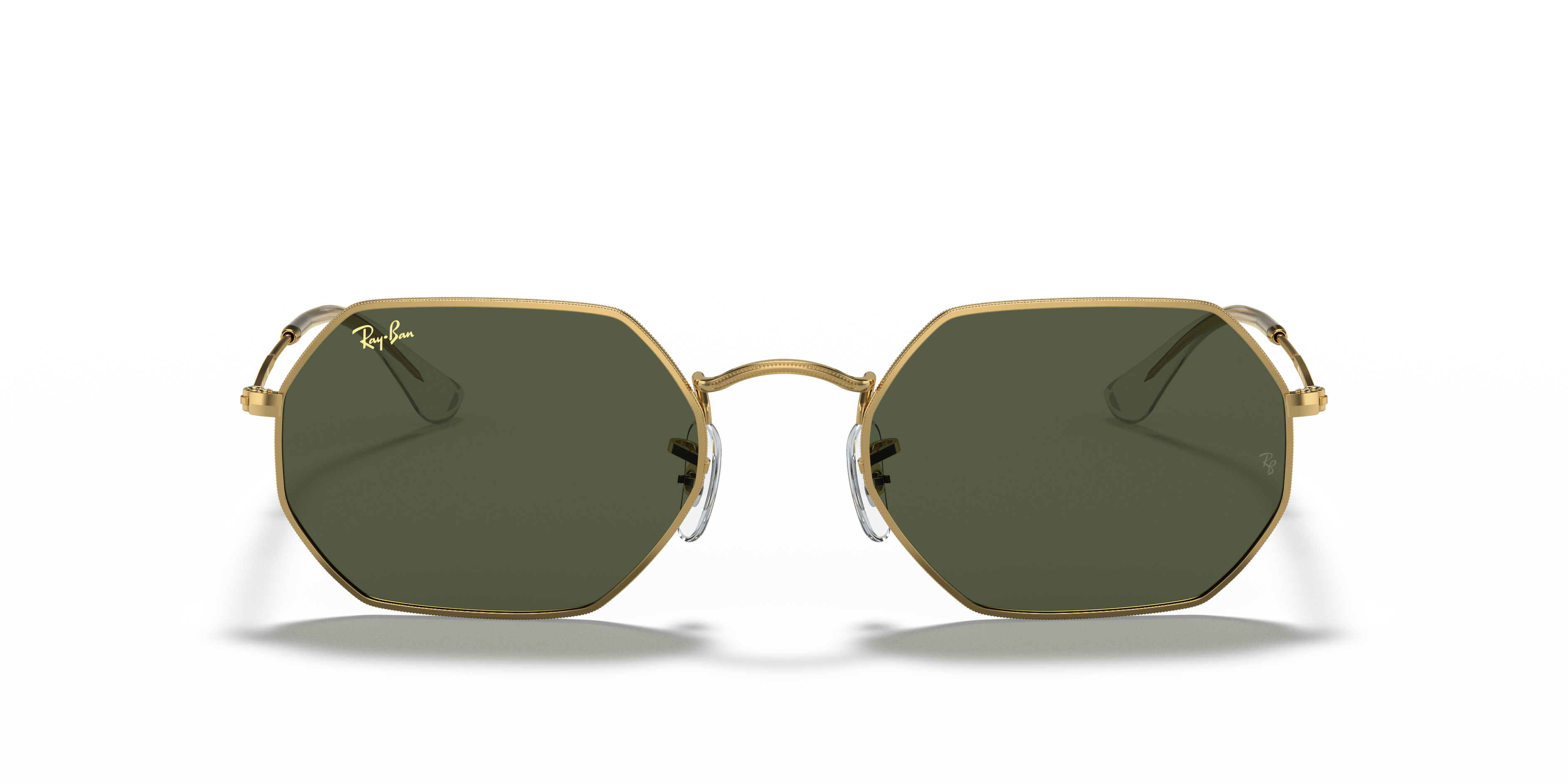 Ray-Ban RB3556 Octagonal Legend Gold