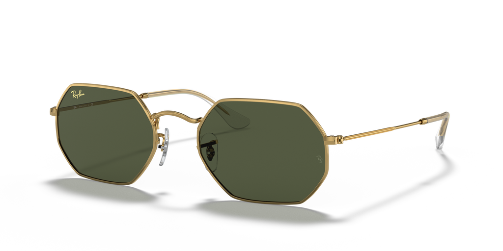 Ray-Ban RB3556 Octagonal Legend Gold