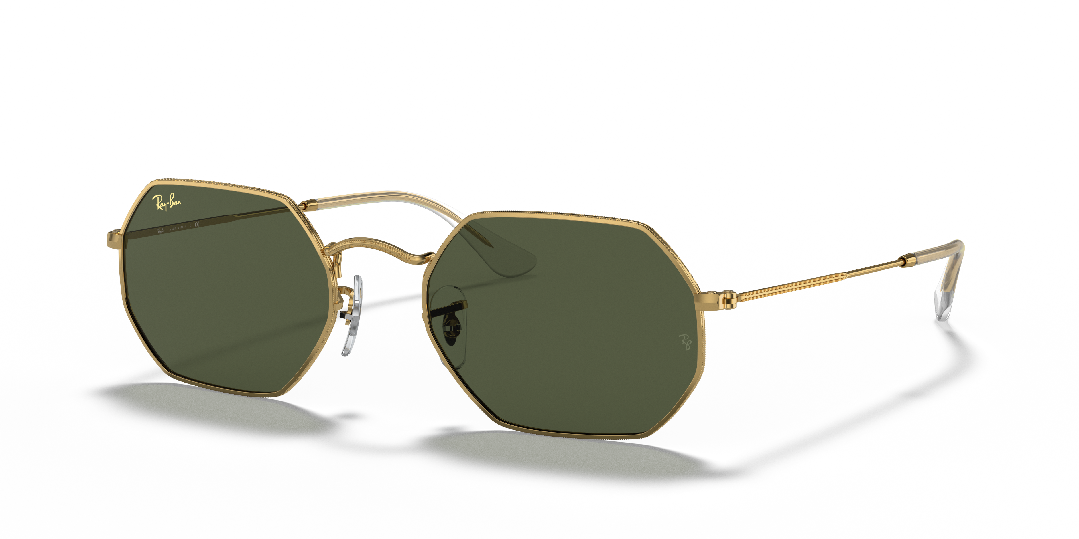 Ray-Ban RB3556 Octagonal Legend Gold
