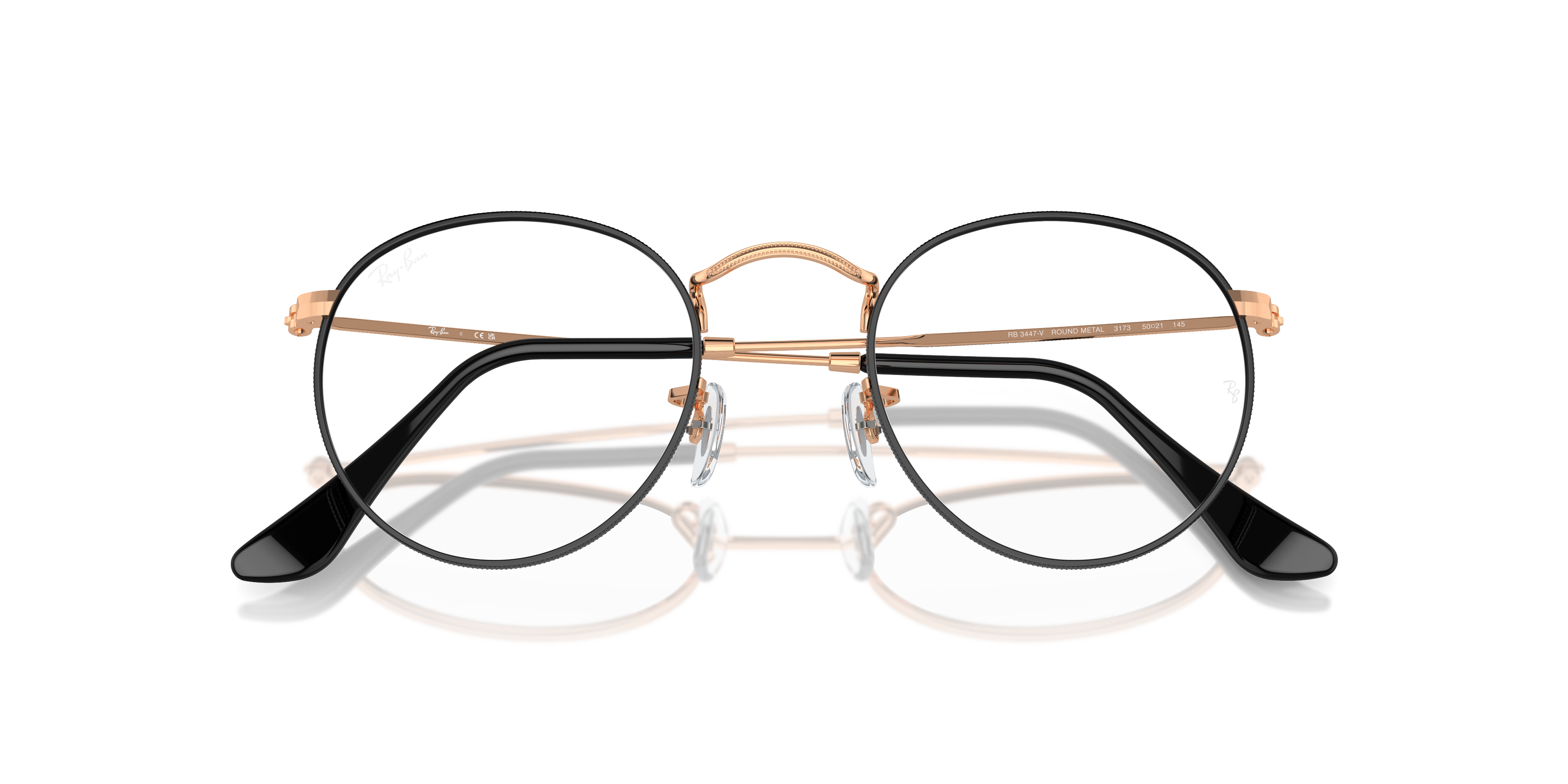 Ray-Ban RB3447V Round Metal Optics