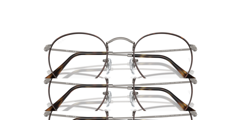 Ray-Ban RB3447V Round Metal Optics