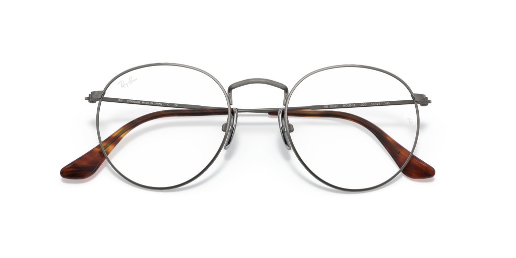 Ray-Ban RB8247V Round Titanium Optics