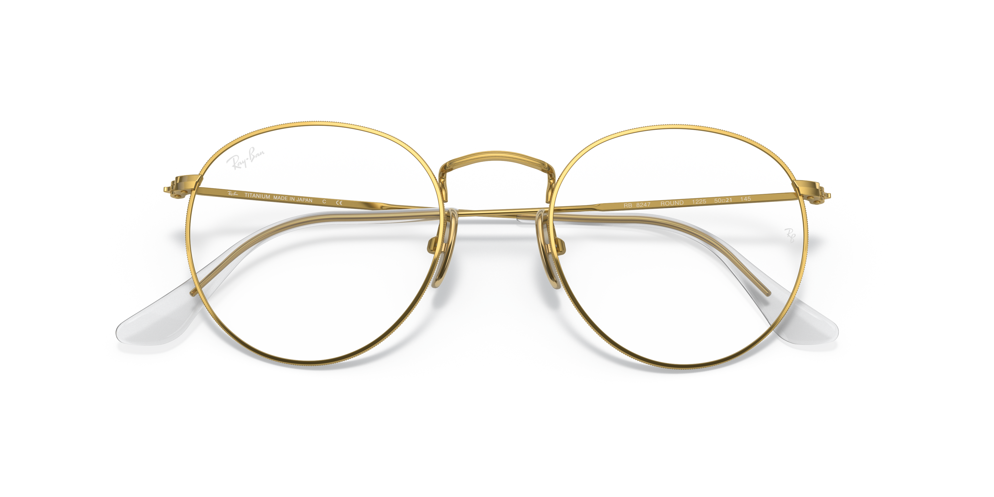 Ray-Ban RB8247V Round Titanium Optics